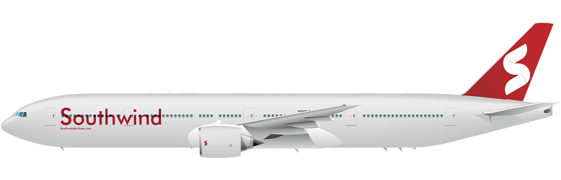 Боинг 777-200 Норд Винд — схема салона и лучшие места
